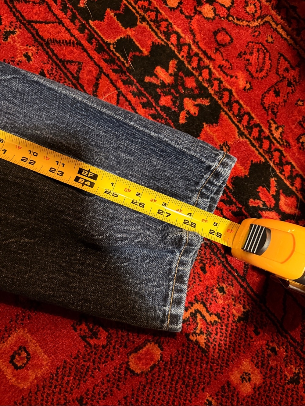 Zara Dark Wash Denim Jeans - barrel jeans - Picture 6 of 7